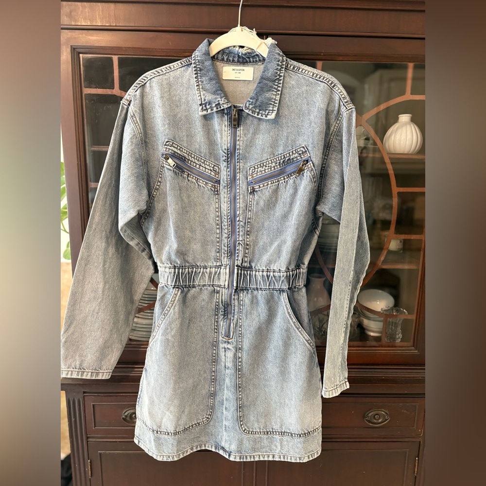 NWOT. One Teaspoon Women’s Jean Dress XS